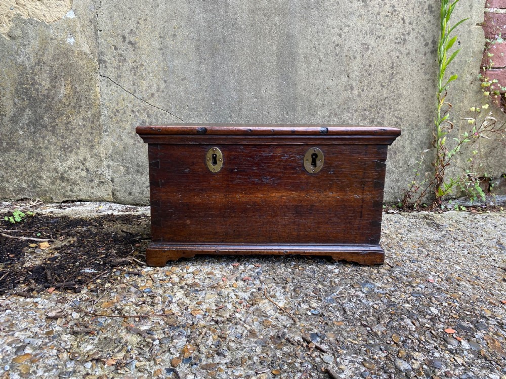 Georgian Oak Strong Box View XVI