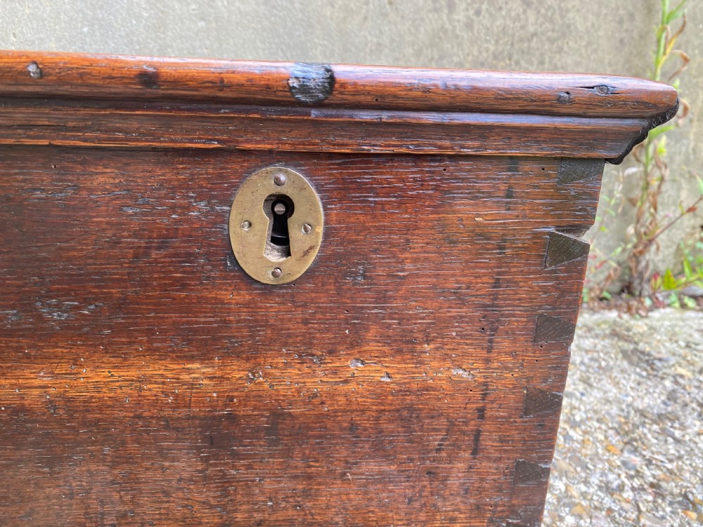 Georgian Oak Strong Box View XVII
