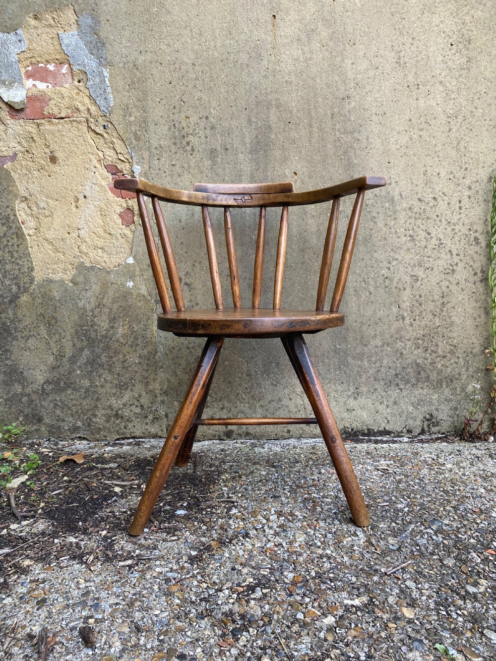 Antique Primitive Windsor Chair View II