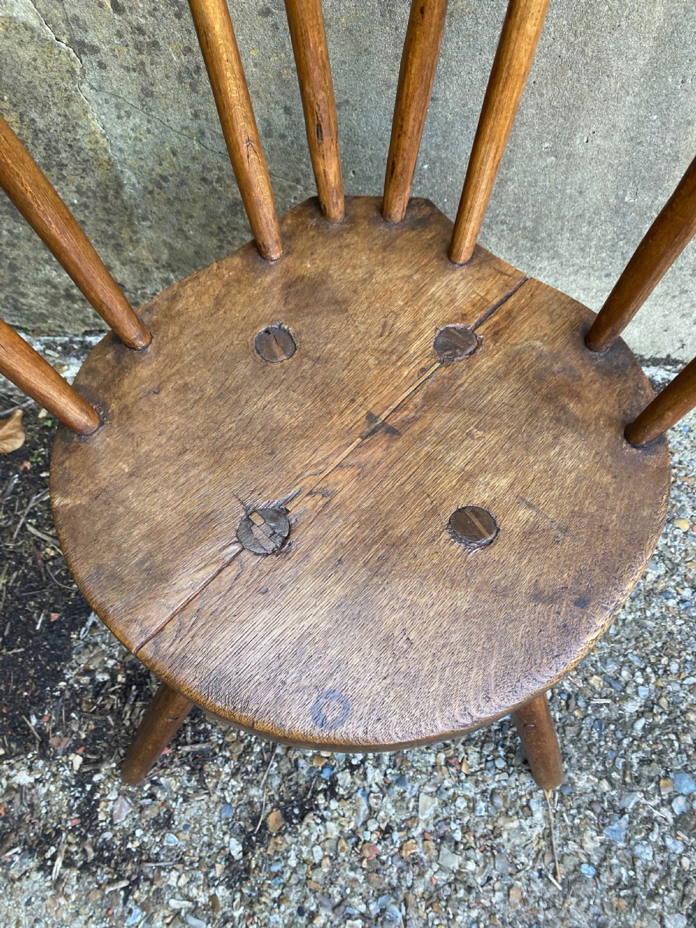 Antique Primitive Windsor Chair View VII