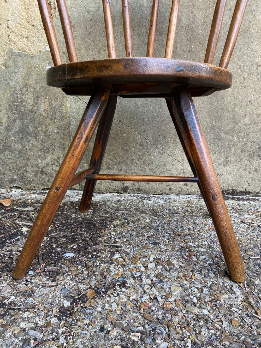 Antique Primitive Windsor Chair View IX