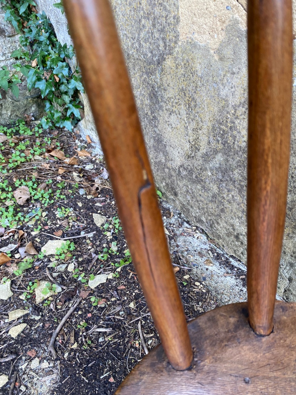 Antique Primitive Windsor Chair View XV