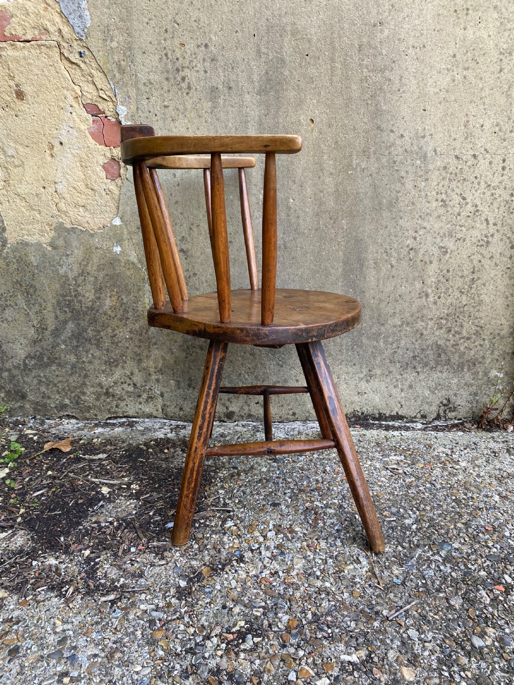 Antique Primitive Windsor Chair View XVIII