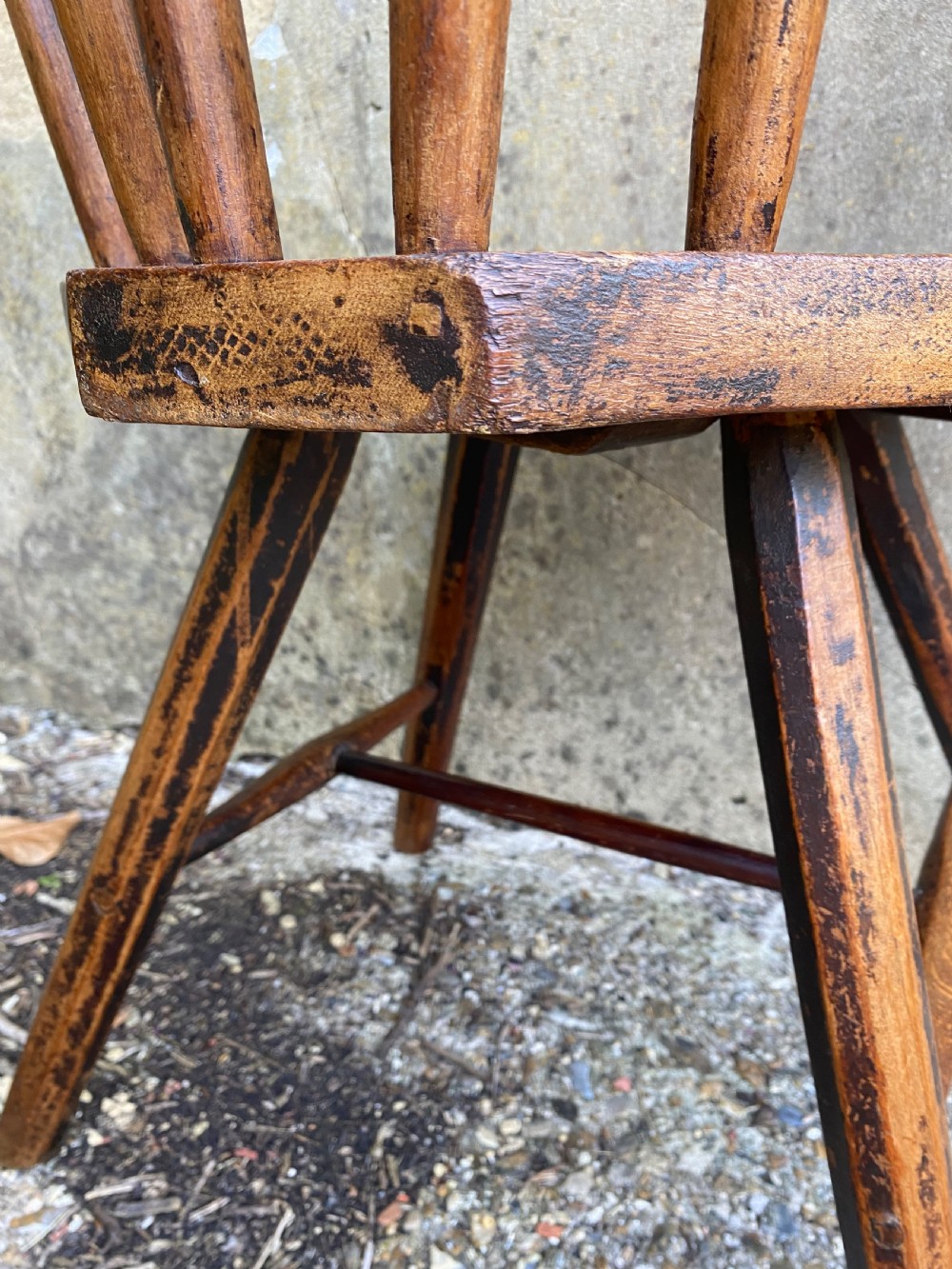 Antique Primitive Windsor Chair View XXIII