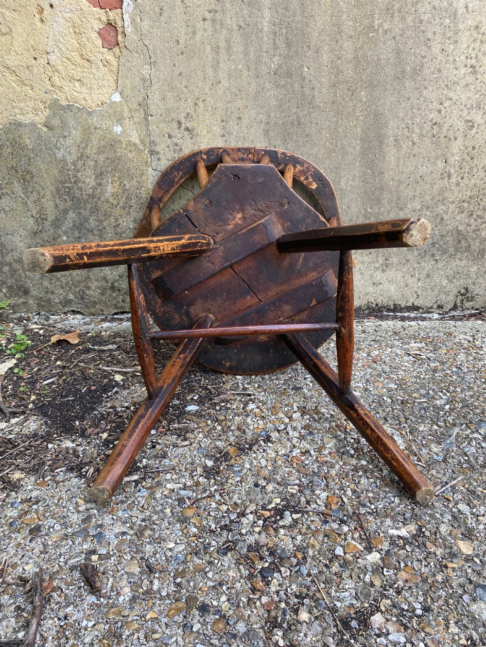 Antique Primitive Windsor Chair View XXVI