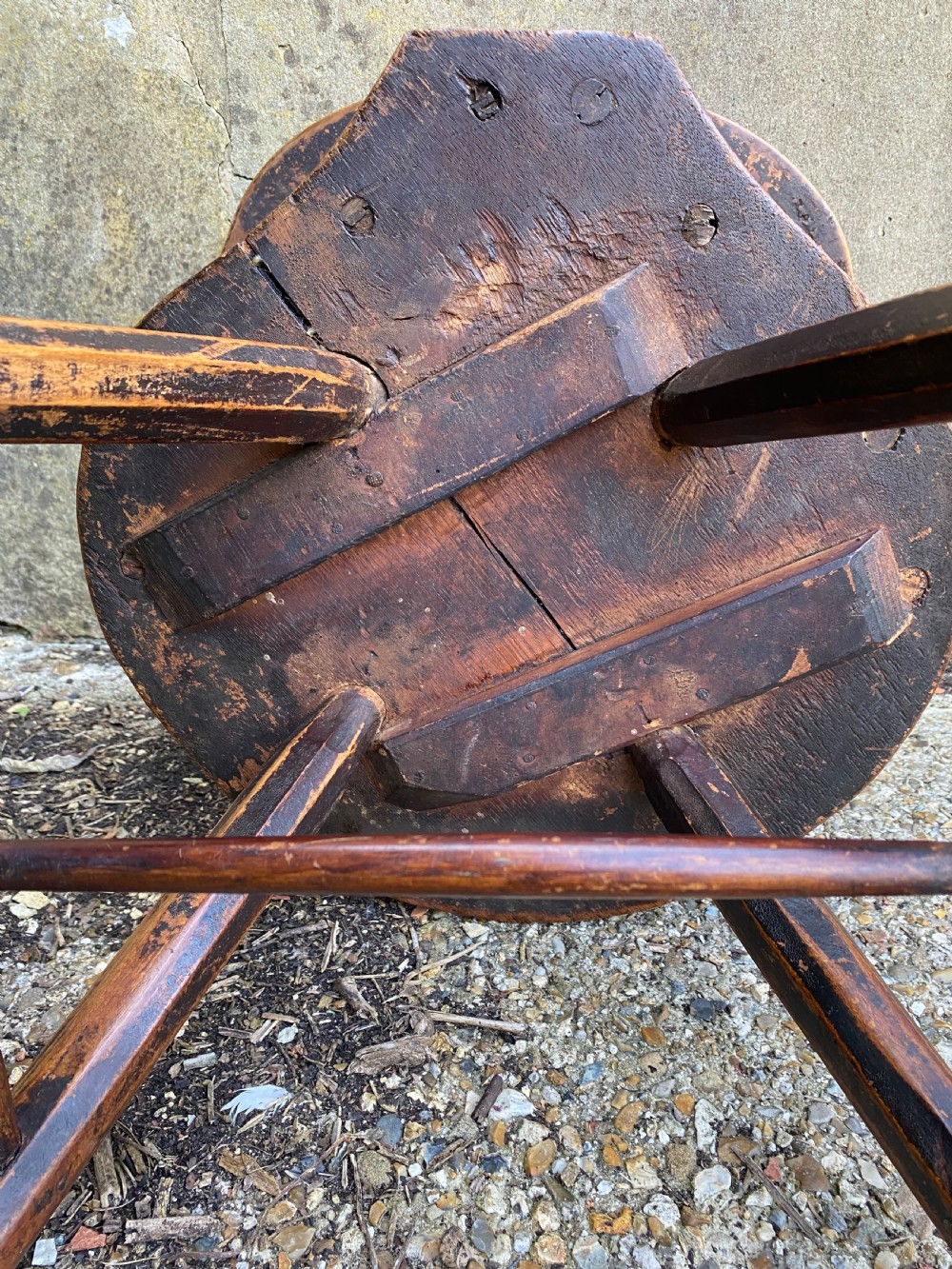 Antique Primitive Windsor Chair View XXVII