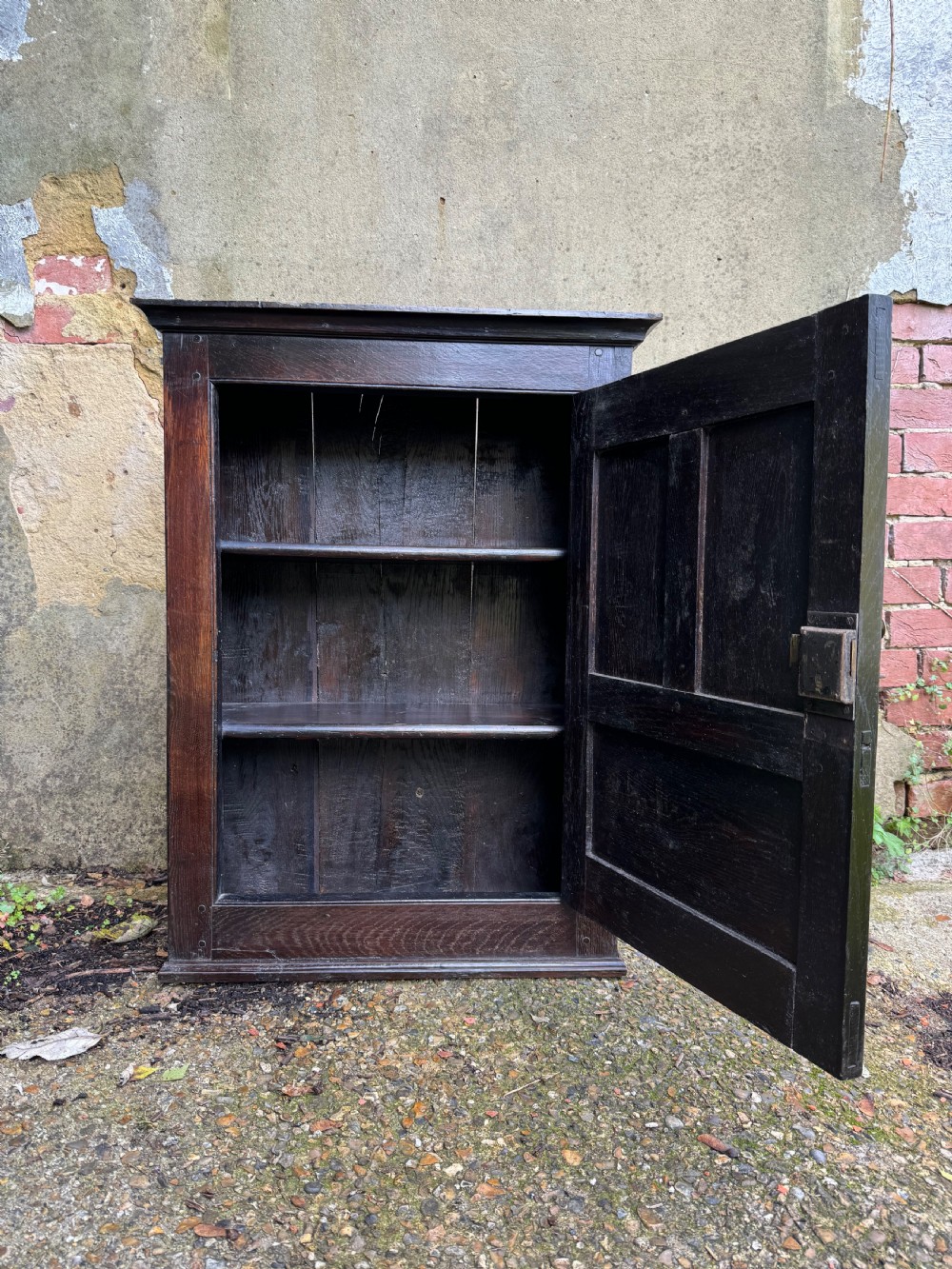 Antique Oak Cupboard  View XIV