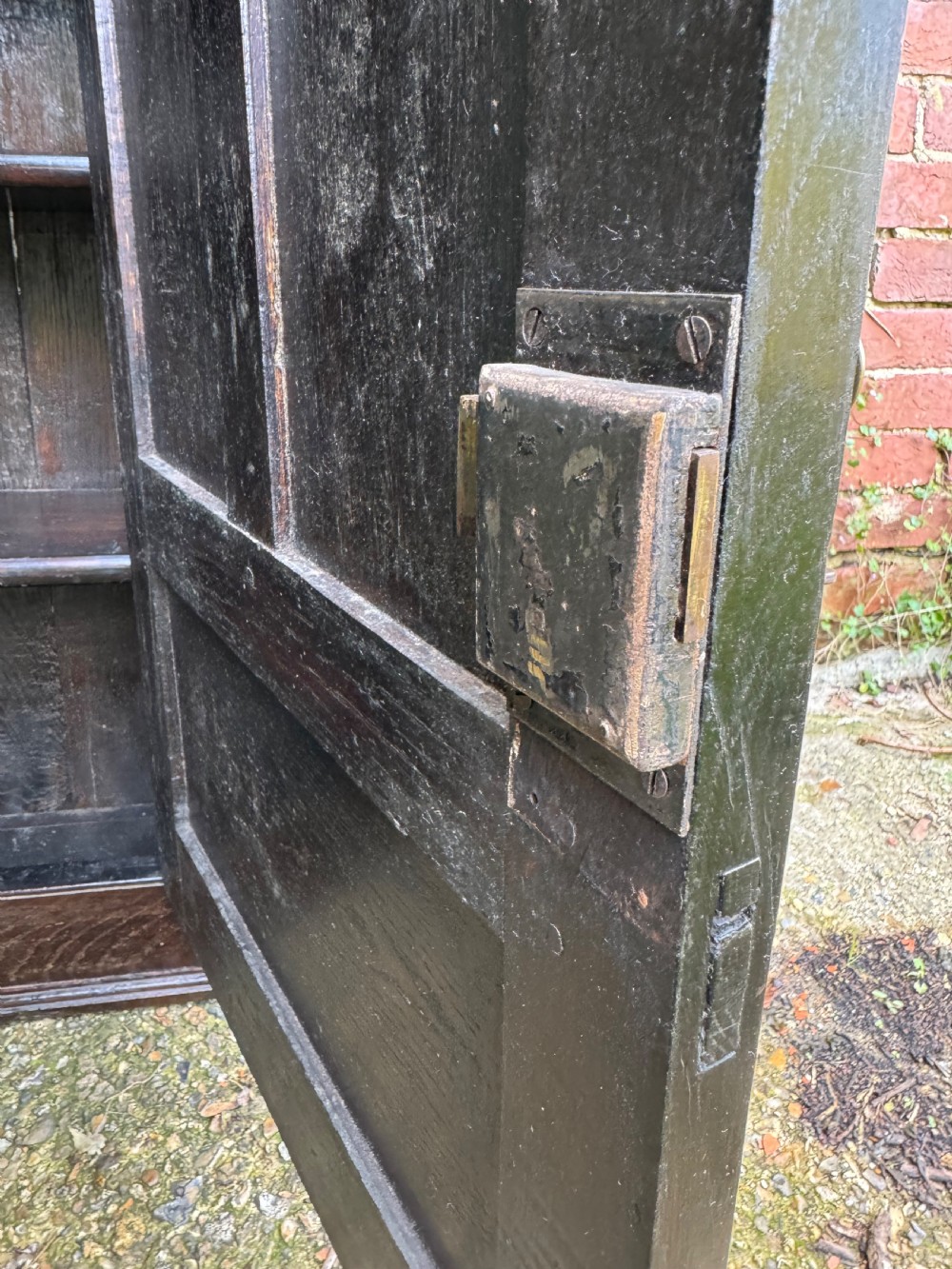 Antique Oak Cupboard  View XV