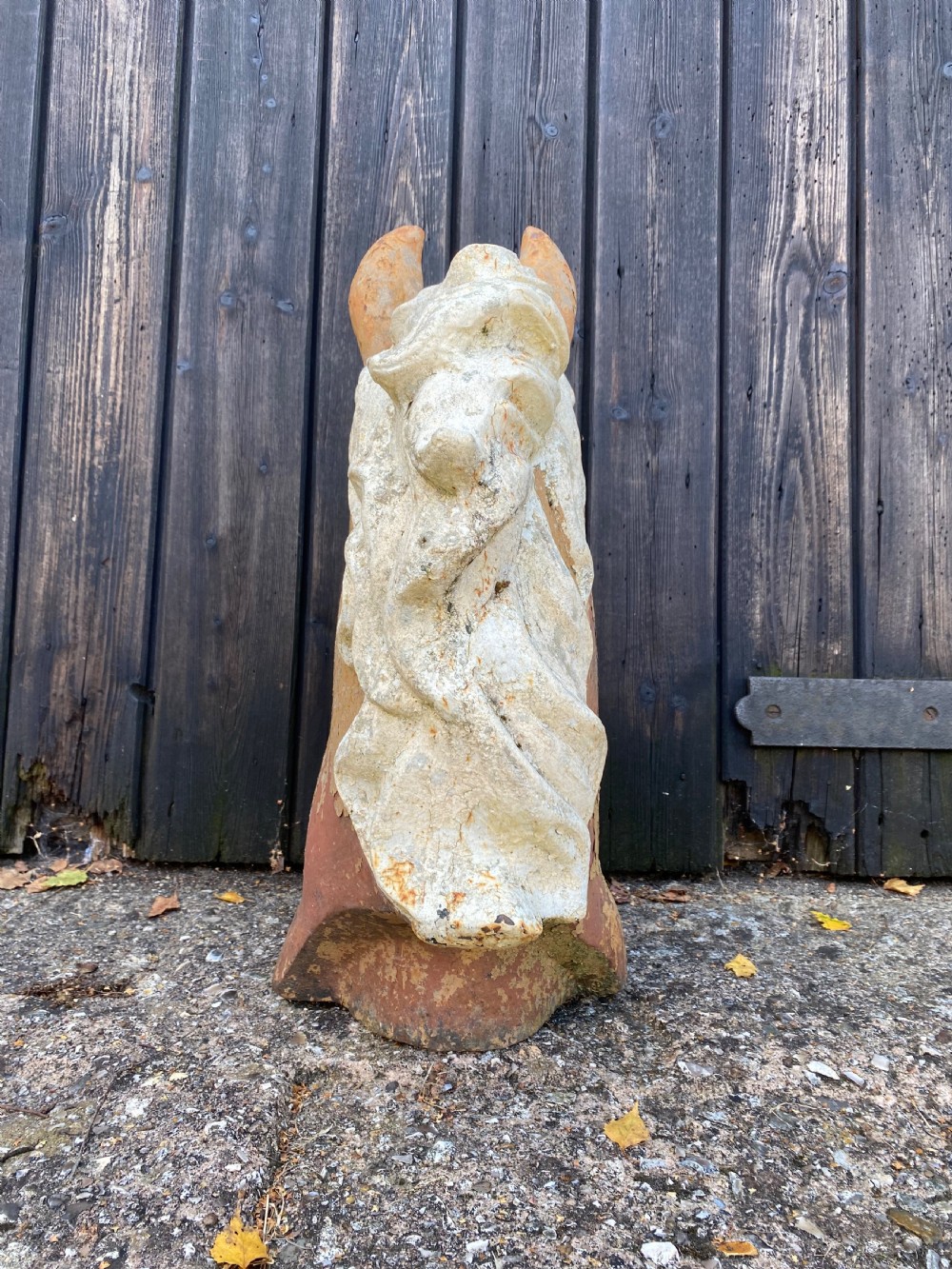 Antique Horses Head Sculpture  View XV