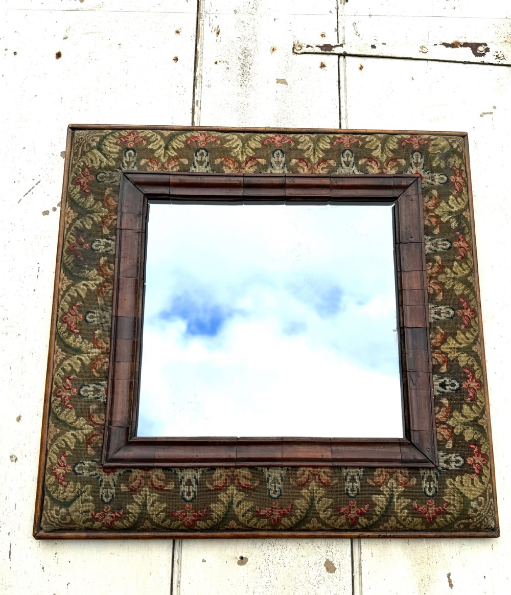 Antique Cushion Mirror 