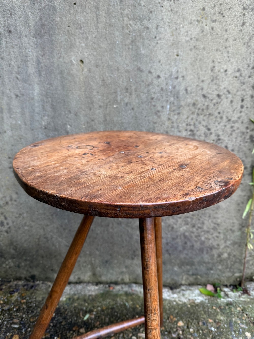 Antique Primitive Cricket Table View III