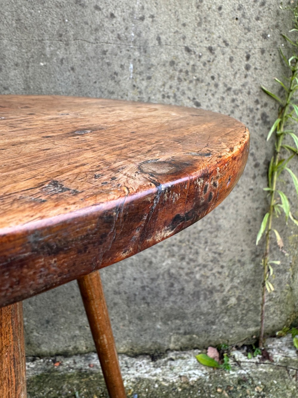 Antique Primitive Cricket Table View IV