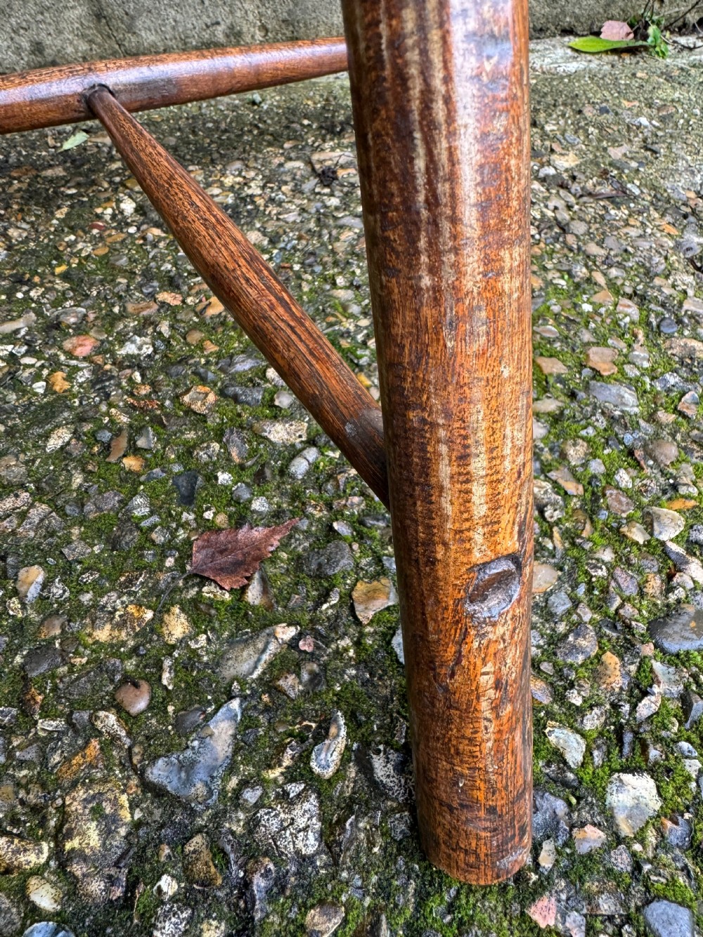 Antique Primitive Cricket Table View VII