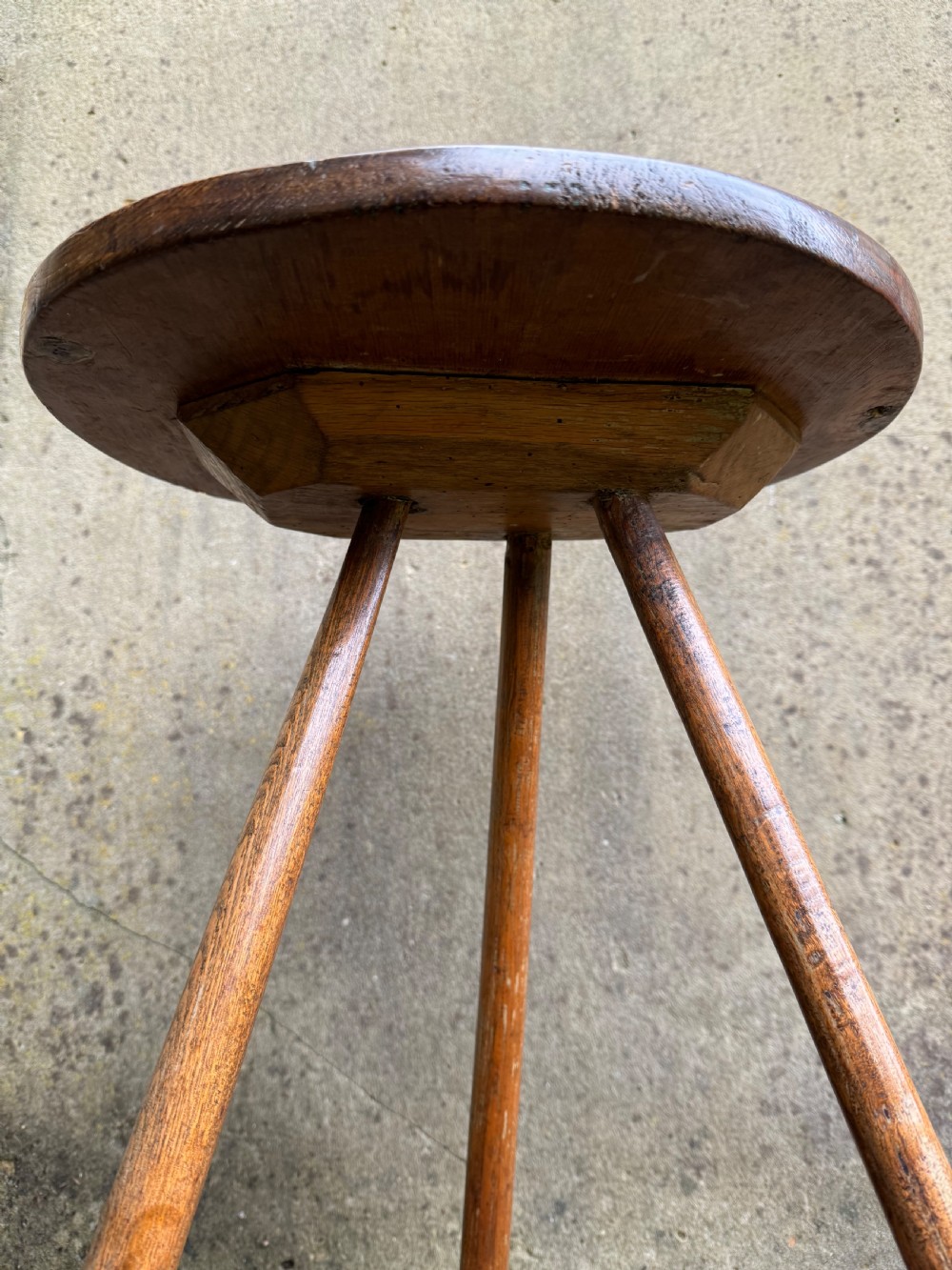 Antique Primitive Cricket Table View IX