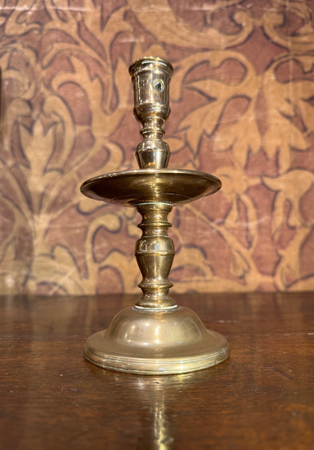 Antique Heemskirk Brass Candlestick  View II