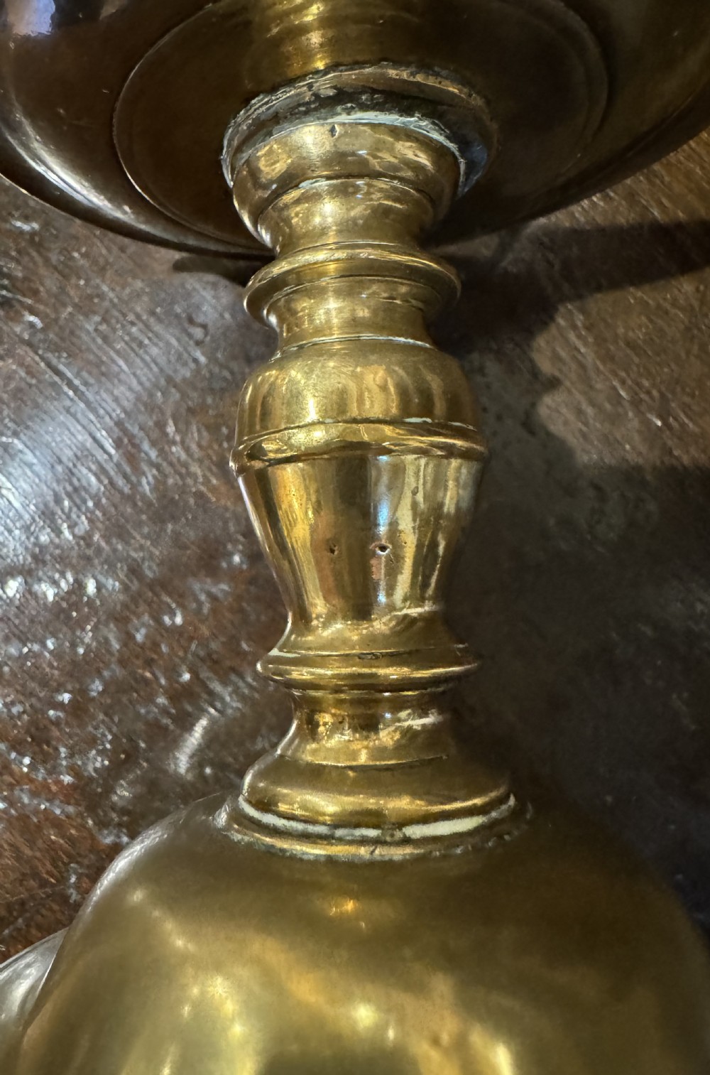 Antique Heemskirk Brass Candlestick  View V
