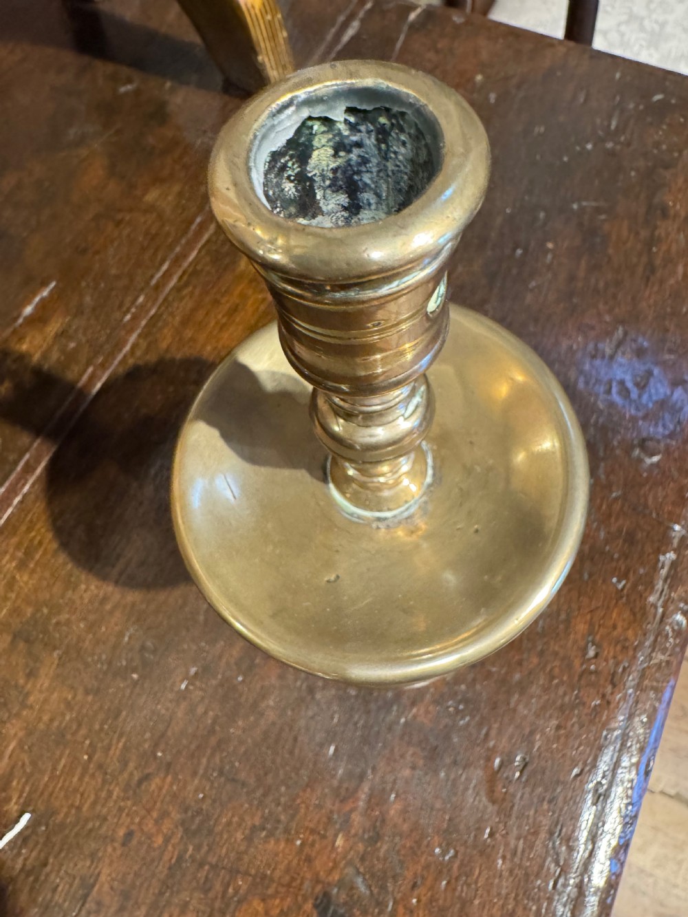 Antique Heemskirk Brass Candlestick  View VIII