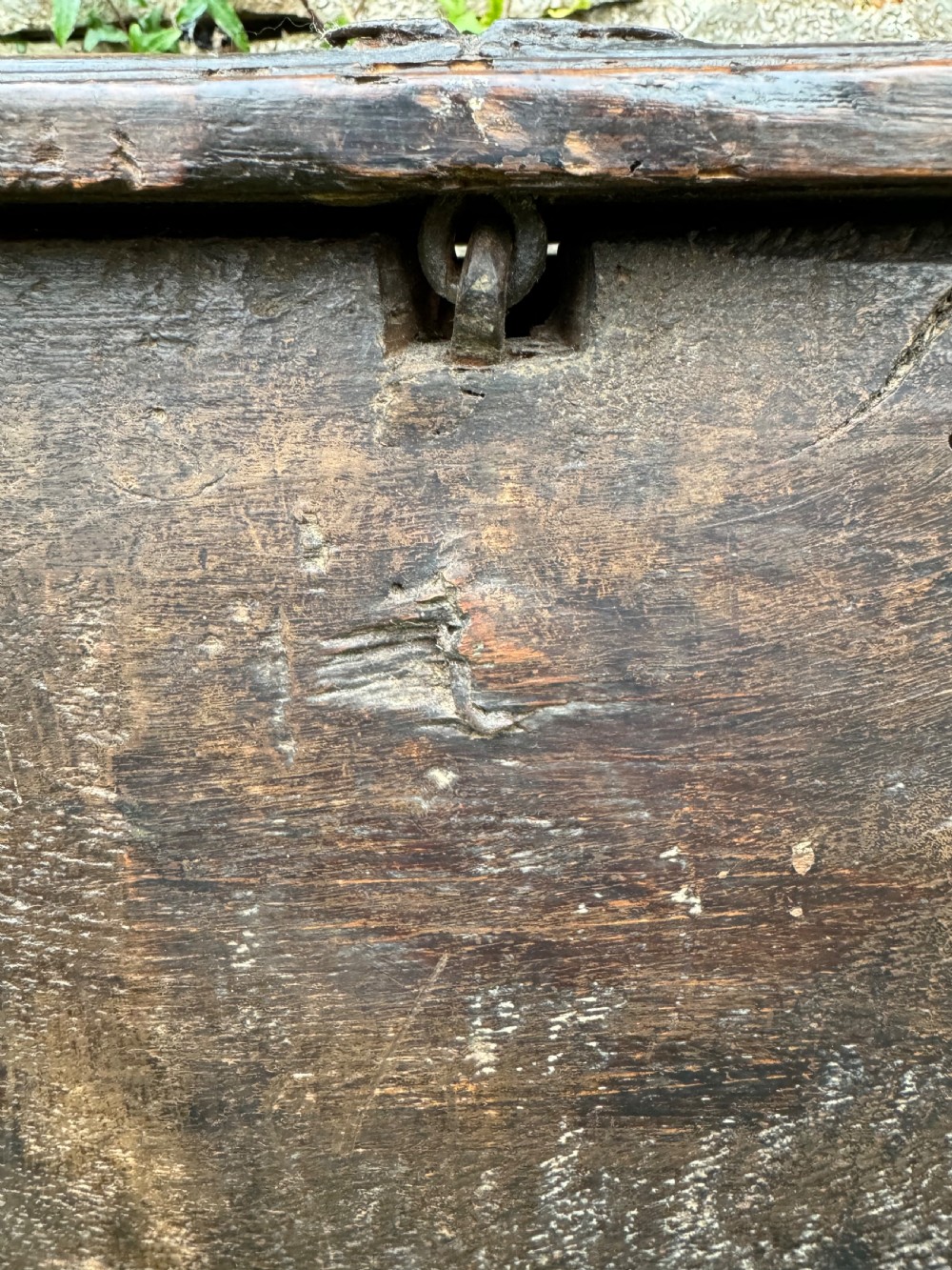 Early Oak Child’s Coffer View XX