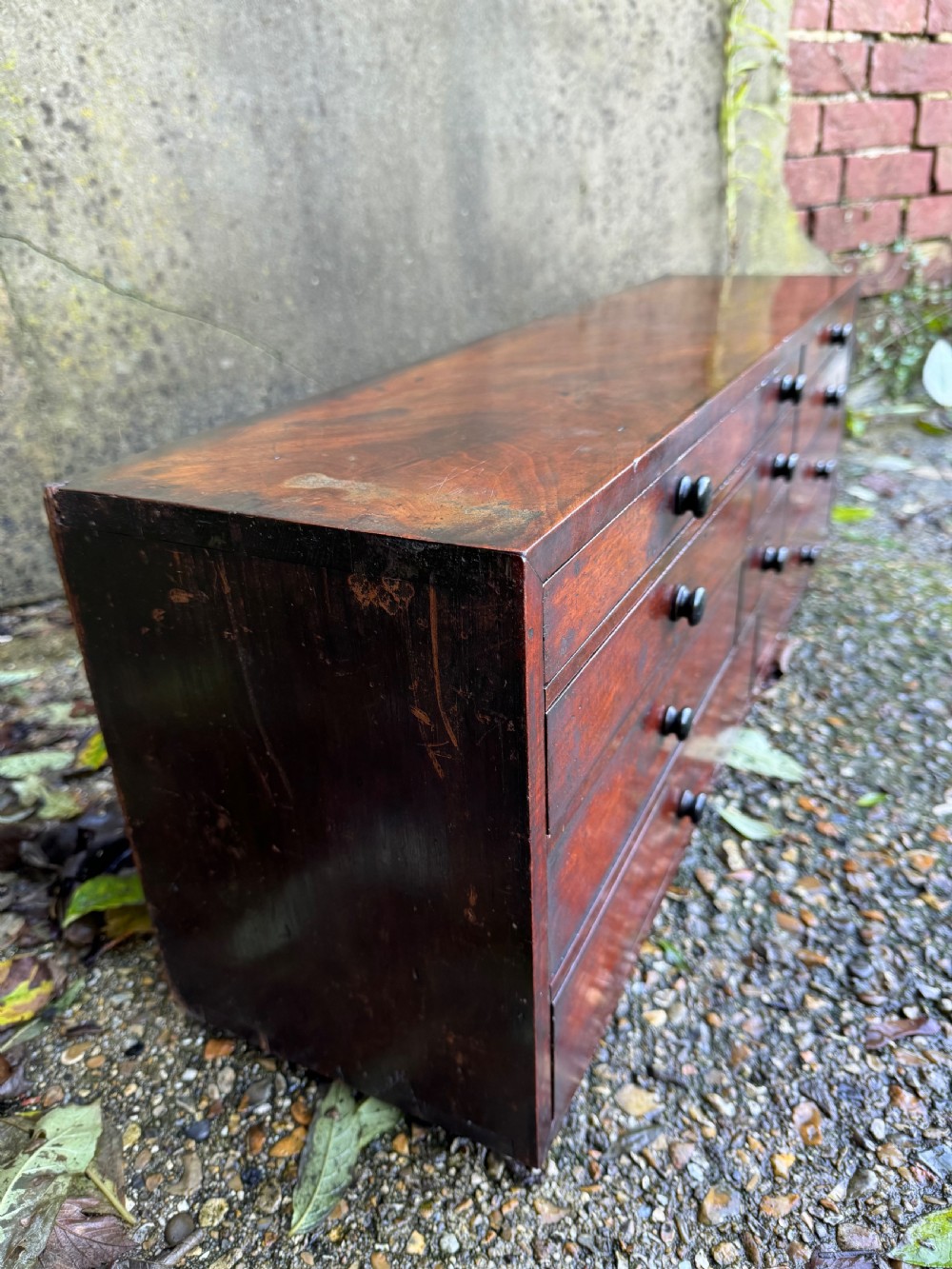 Antique Bank of Drawers  View XVI