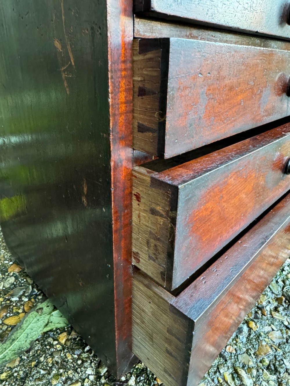 Antique Bank of Drawers  View XVIII