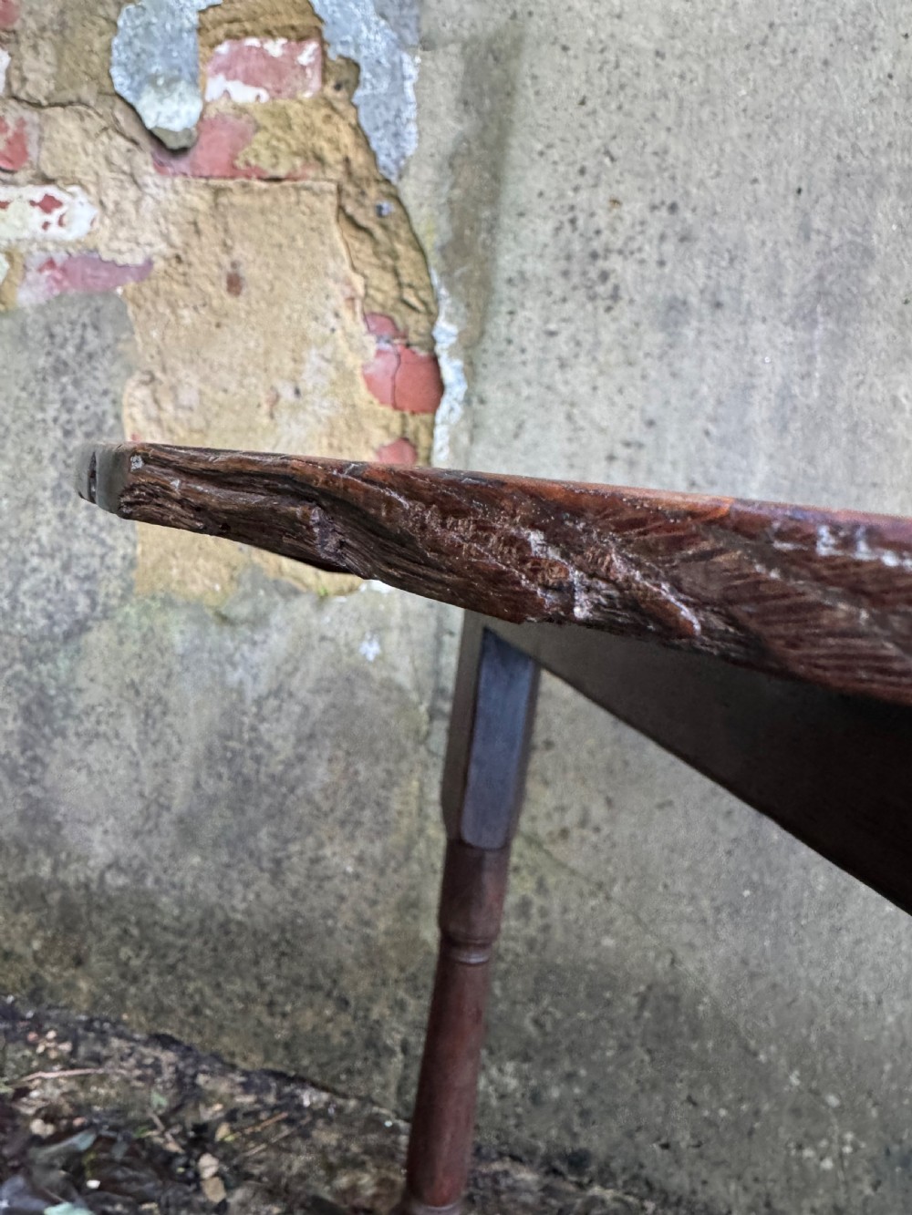 Georgian Oak Cricket Table View XI