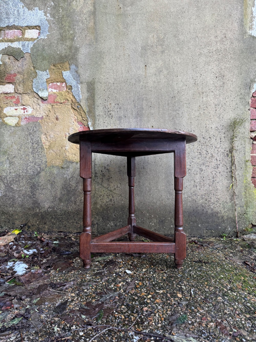 Georgian Oak Cricket Table View XII