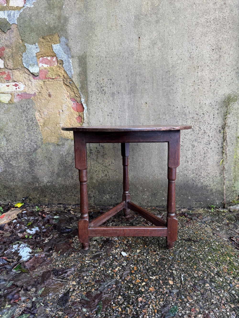 Georgian Oak Cricket Table View XIII