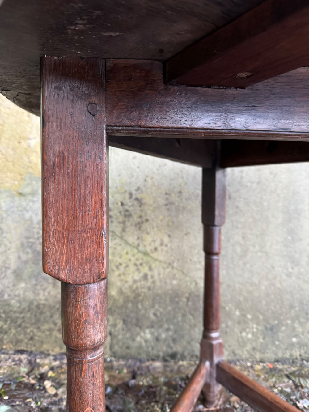 Georgian Oak Cricket Table View XVI