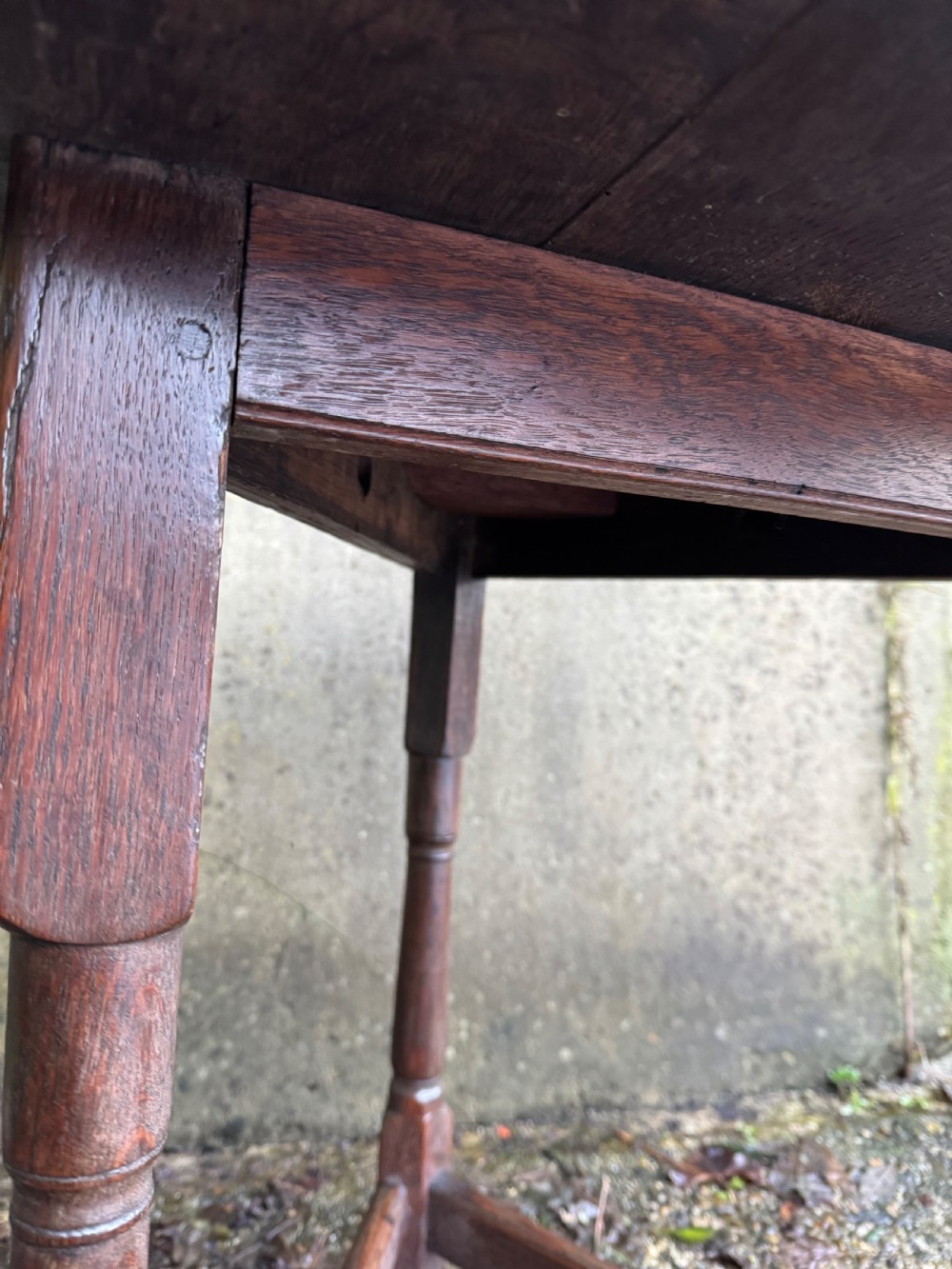 Georgian Oak Cricket Table View XIX