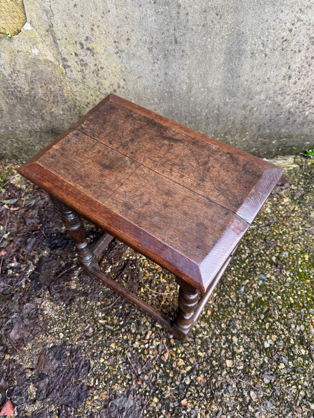 Early Oak Joint Stool View V