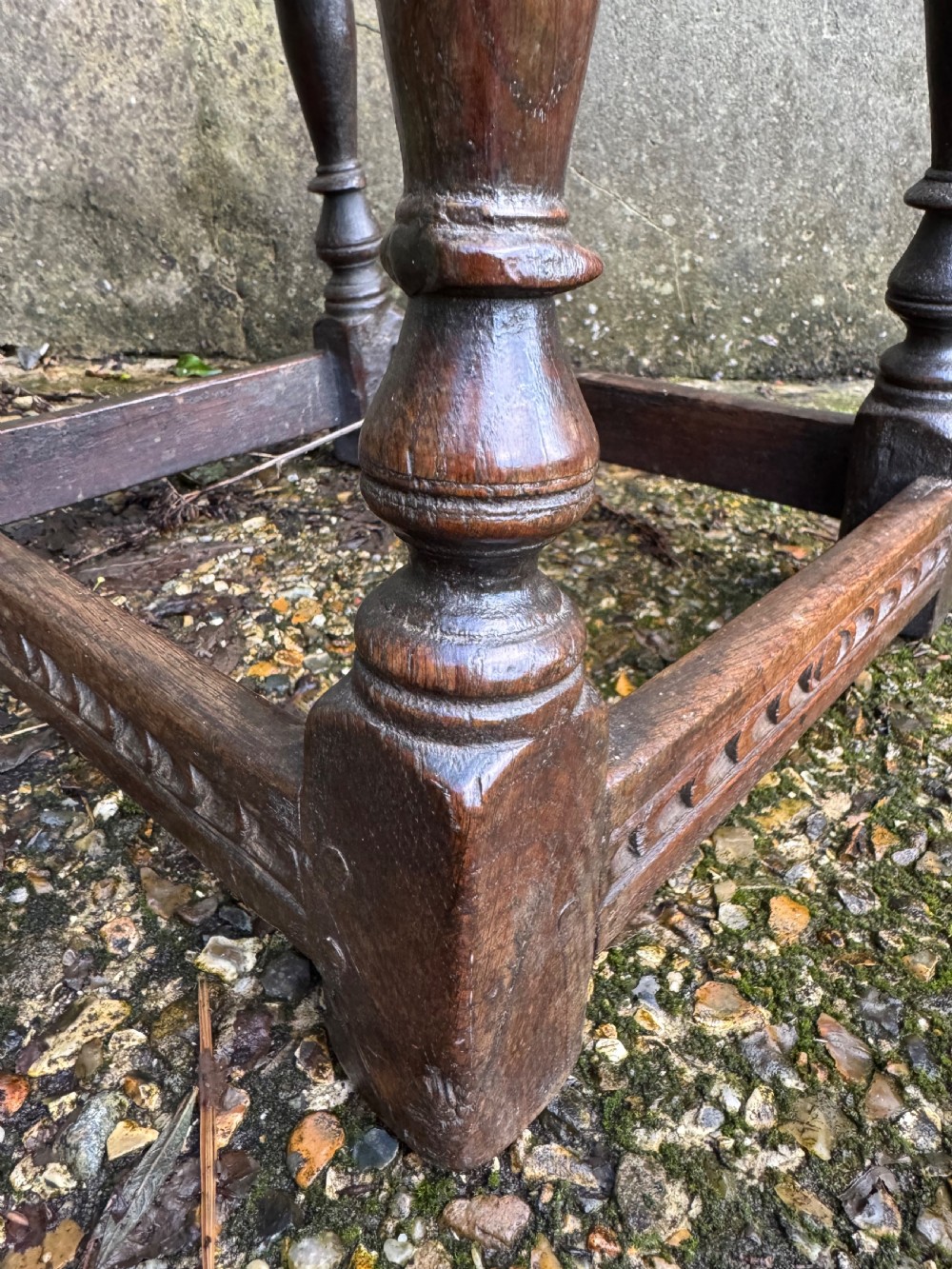 Early Oak Joint Stool View VIII