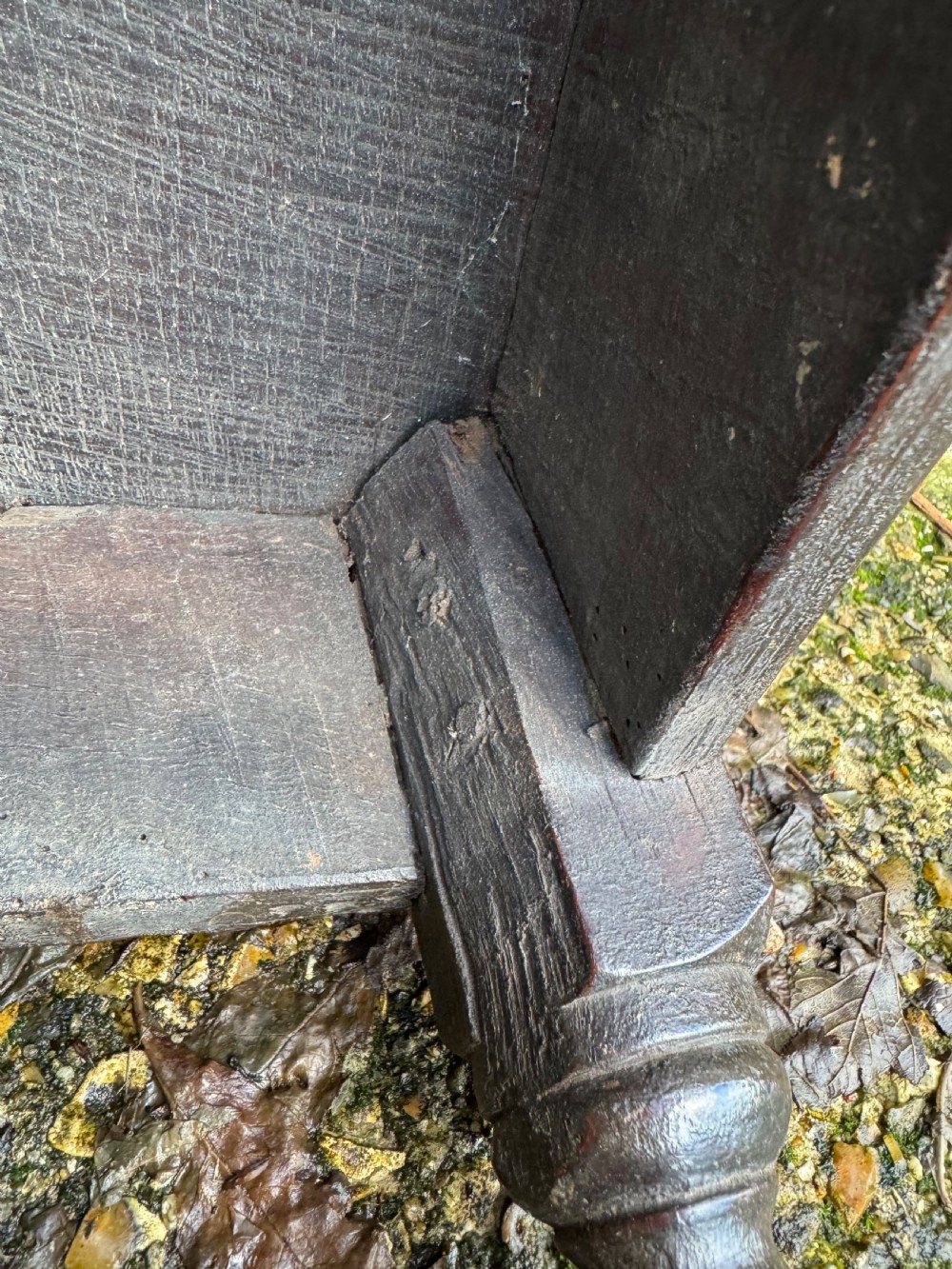 Early Oak Joint Stool View XVIII