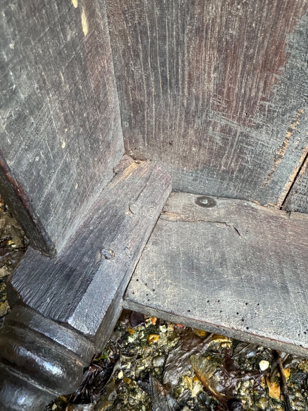 Early Oak Joint Stool View XIX