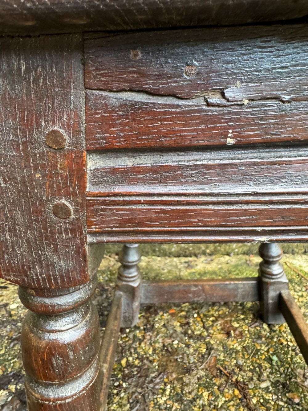 Early Oak Joint Stool View XXI