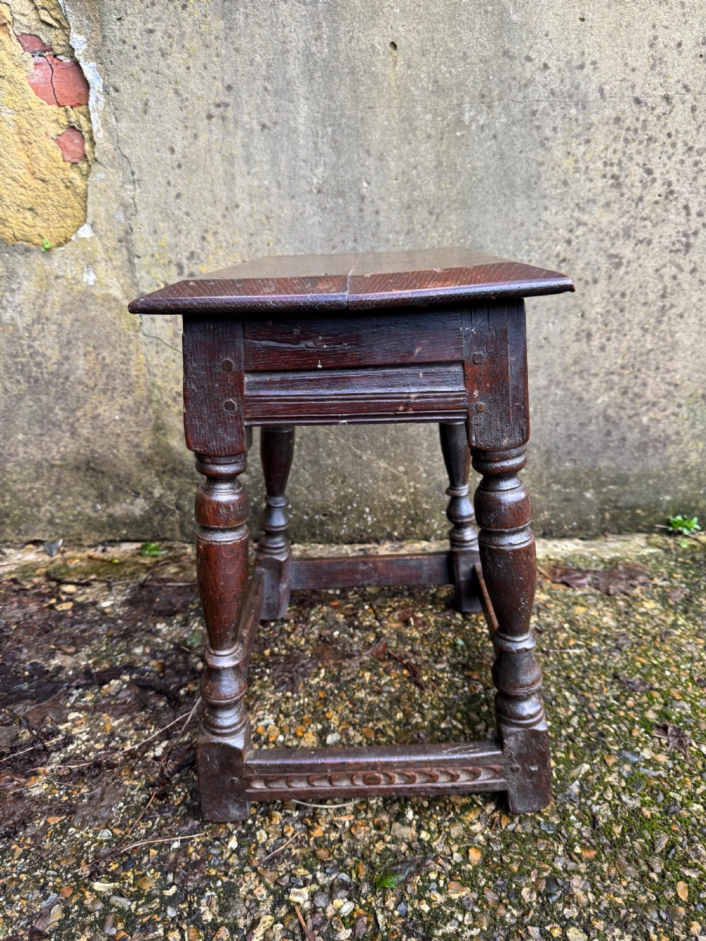 Early Oak Joint Stool View XXIII