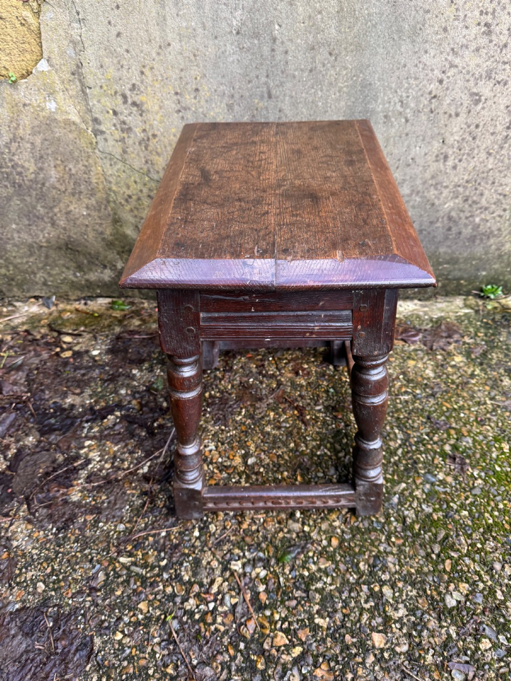 Early Oak Joint Stool View XXIV