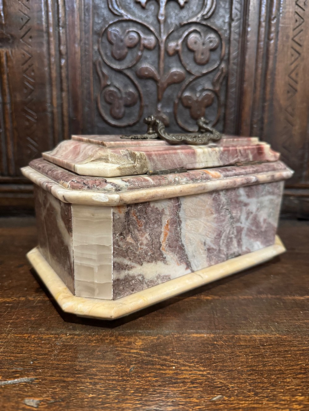 Antique Marble Casket