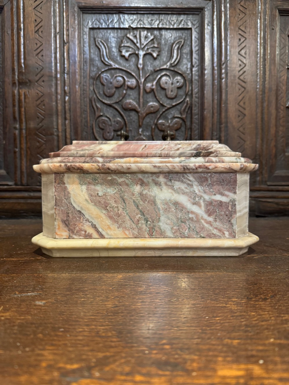 Antique Marble Casket View V
