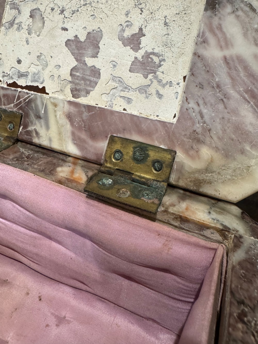 Antique Marble Casket View VIII