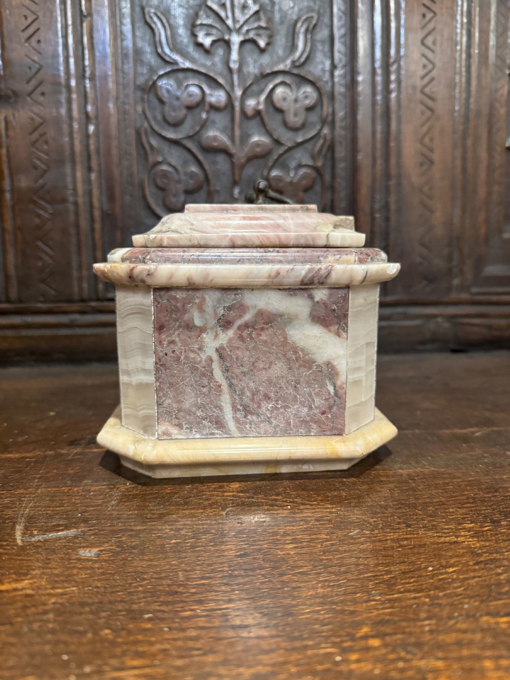 Antique Marble Casket View X