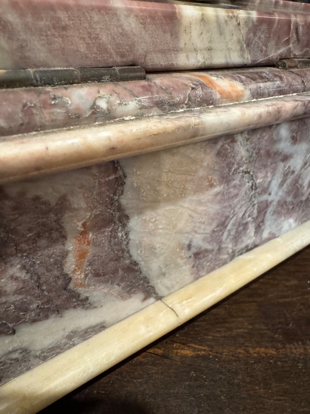 Antique Marble Casket View XII