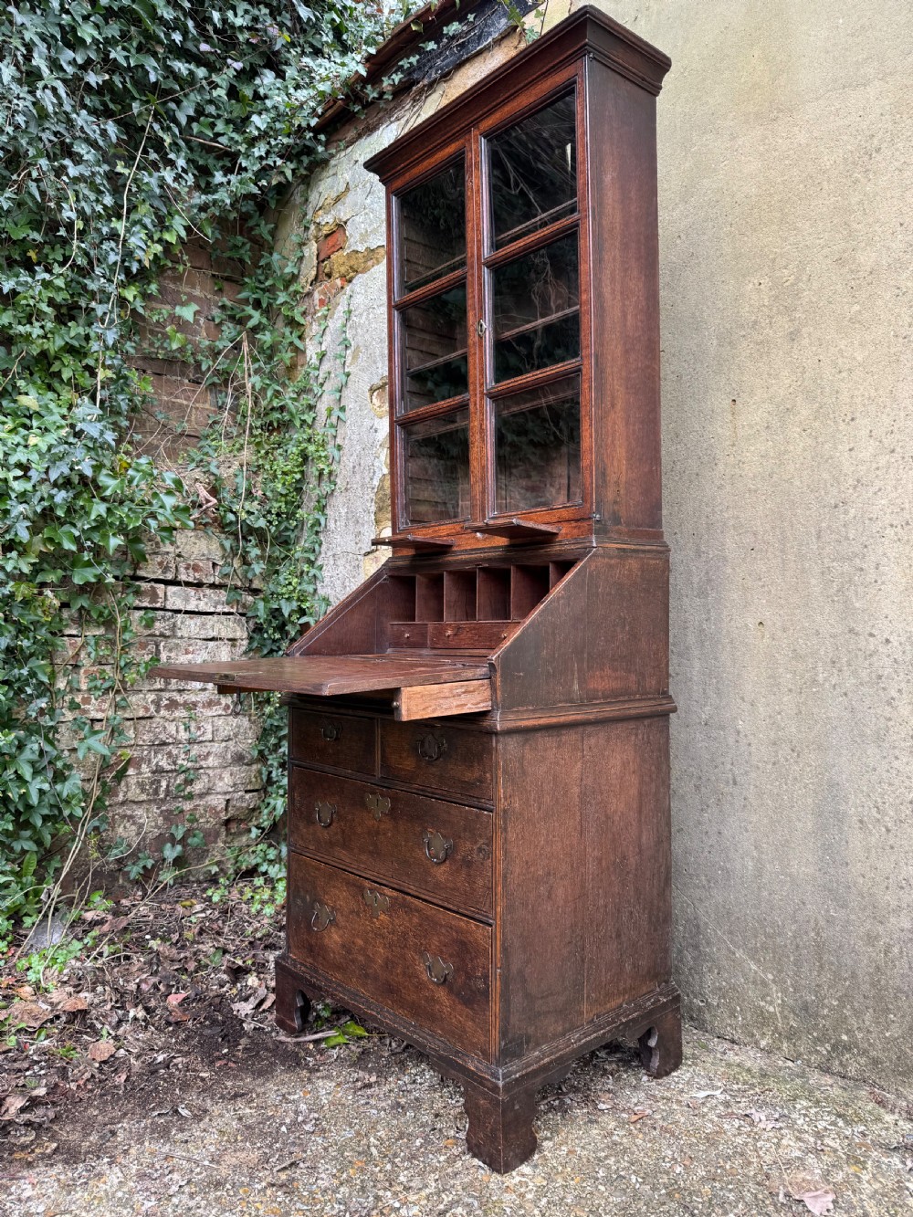 Antique Bureau Bookcase View VI