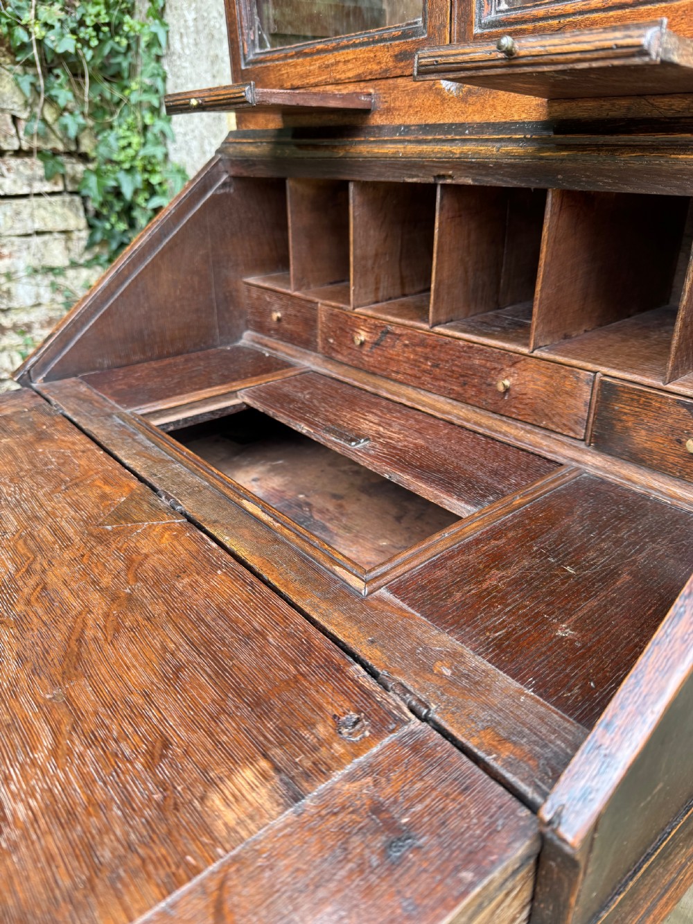 Antique Bureau Bookcase View IX