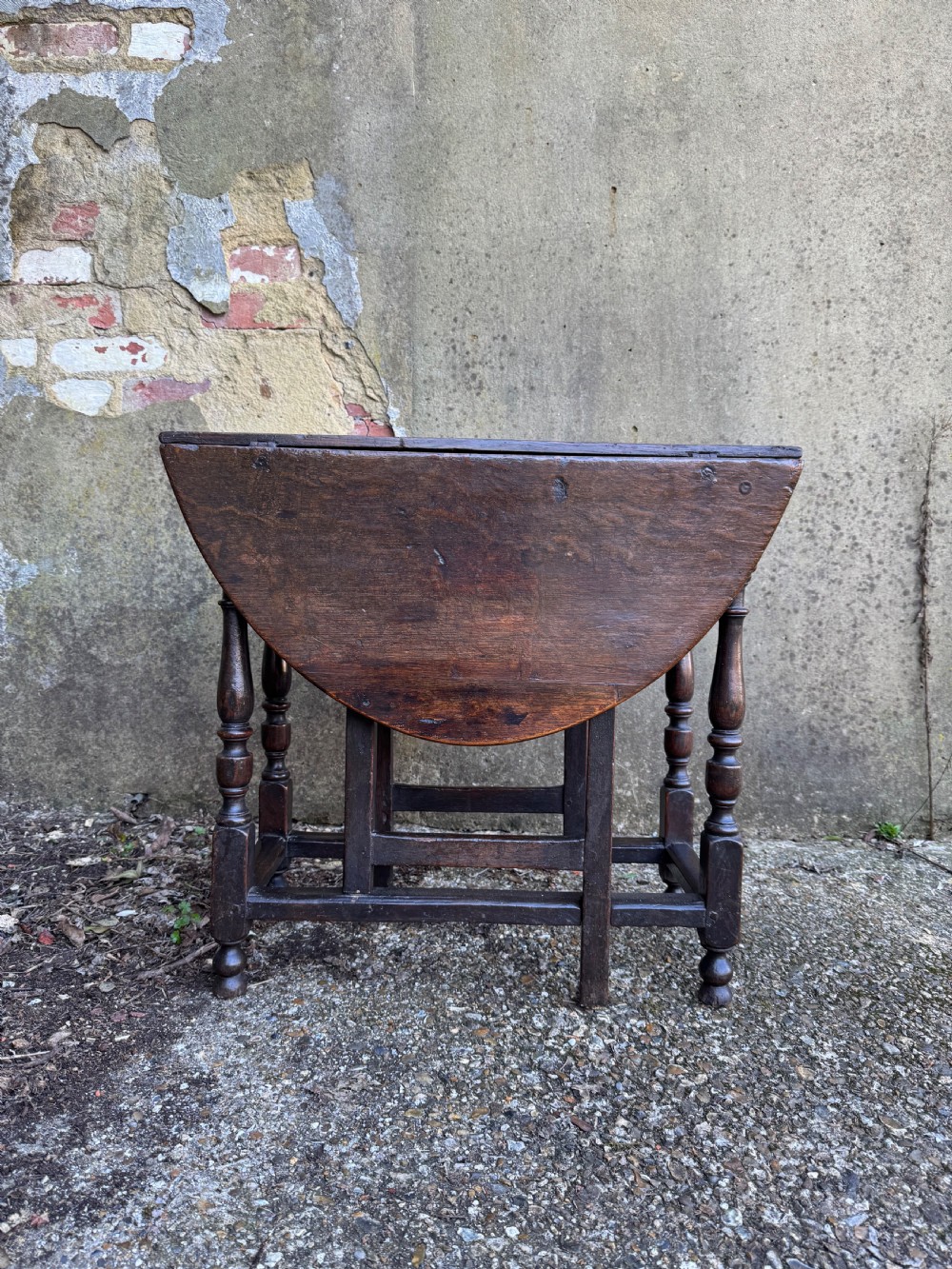 Early Oak Gateleg Table View III