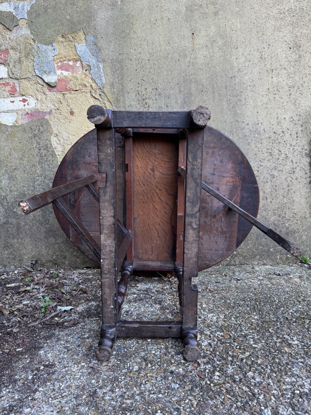 Early Oak Gateleg Table View X