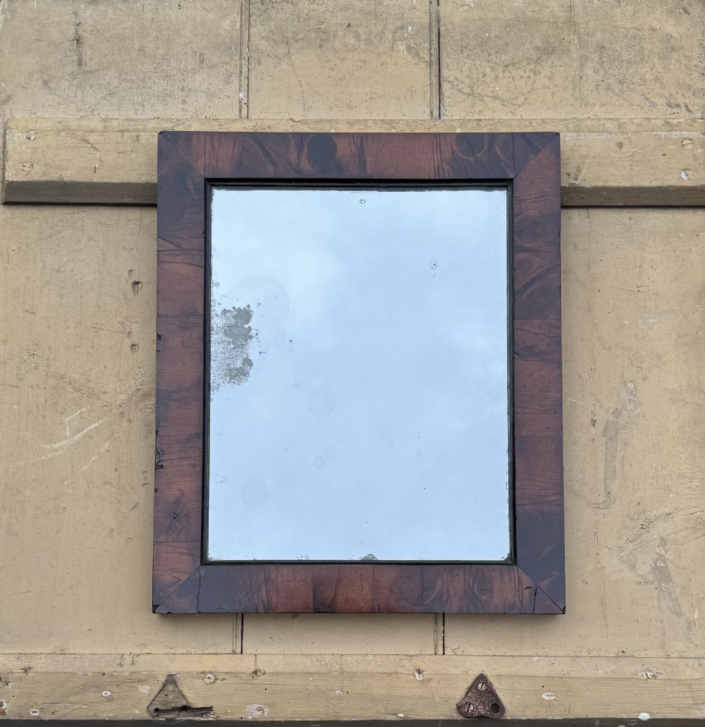 Antique Walnut Mirror 