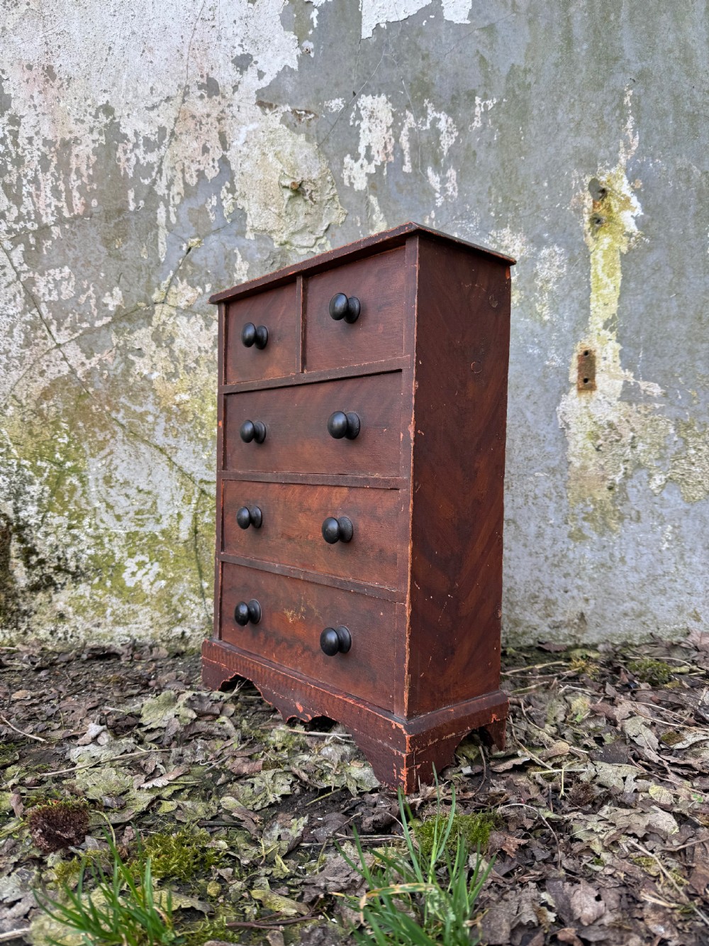Antique Table Top Chest of Drawers  View II