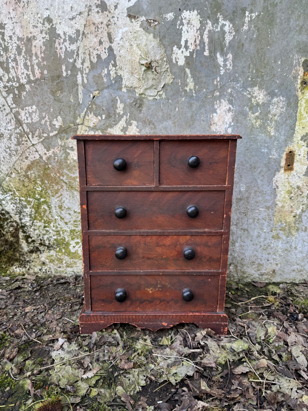 Antique Table Top Chest of Drawers  View III