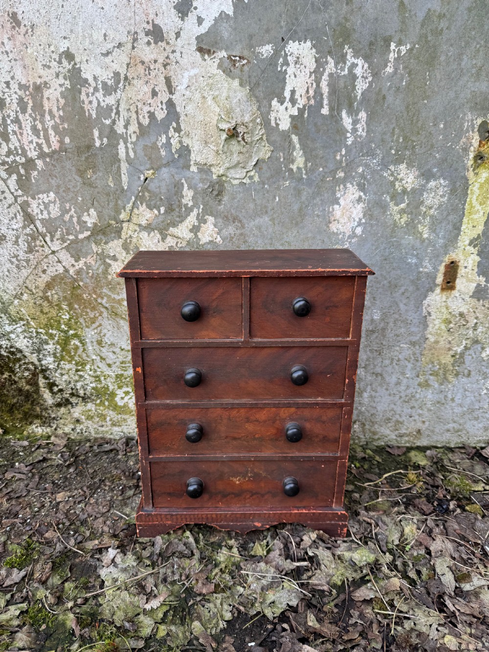 Antique Table Top Chest of Drawers  View IV