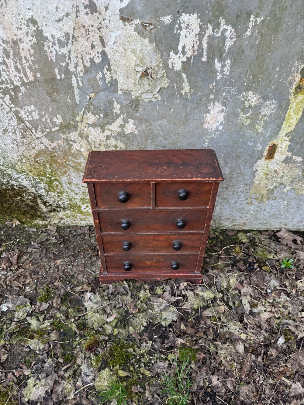 Antique Table Top Chest of Drawers  View V